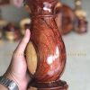 bình cắm bông bằng gỗ cẩm lai