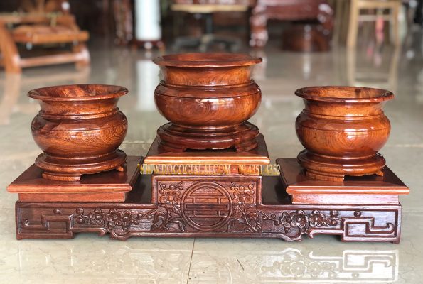 Bộ 3 bát hương, tam sơn.