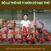 bộ lư thờ gỗ hương 11 món cao 50cm có hạc