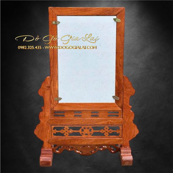 mặt sau khung ảnh thờ 20x30 khung vuông đục gấm