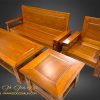 ghế dài và ghế đơn cho bộ bàn ghế gỗ