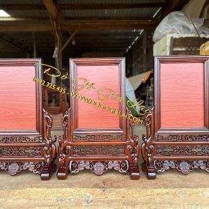 3 chiếc khung ảnh thờ gỗ hương khách hàng đặt