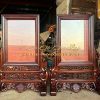 hai chiếc khung ảnh thờ 20x30 phun PU màu giả cổ