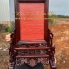 khung ảnh thờ gỗ hương phun màu nâu sậm