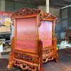 nhìn bên cạnh của mẫu khung ảnh thờ 20x25 lá tây