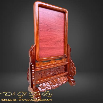 khung ảnh thờ hoa sen gỗ hương gia lai