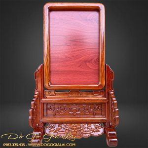 khung ảnh thờ 20x30 chạm hoa sen gỗ hương ta gia lai