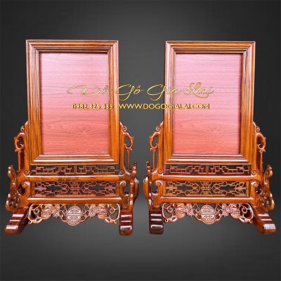 khung ảnh thờ gỗ hương đẹp
