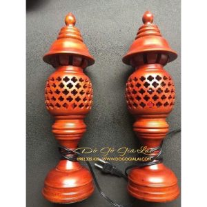 đôi đèn thờ tổ ong cao 36cm