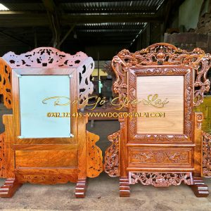 khung ảnh thờ được sơn cả trước và sau