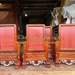 khung ảnh thờ gỗ cao cấp, gỗ hương ta gia lai
