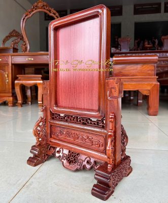 mẫu khung ảnh thờ gỗ cao cấp được nhìn từ bên phải