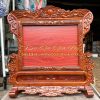 khung ảnh thờ 40x30 chạm hoa mai gỗ hương đá